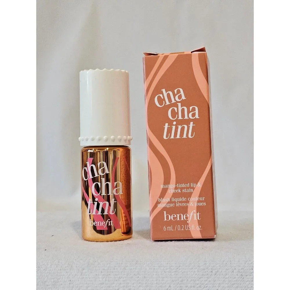 New Benefit Cosmetics Cha Cha Tint Lip & Cheek Stain.